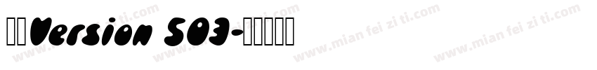 宋体Version 503字体转换